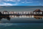 今晨秘圈突然火了！觅圈官方版大V居然曝光，全网热议不断