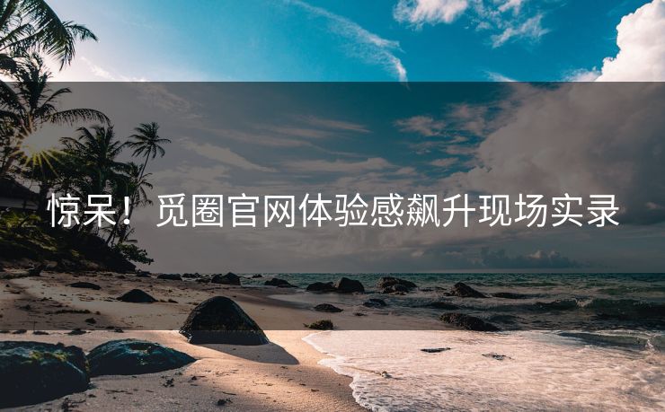 惊呆！觅圈官网体验感飙升现场实录